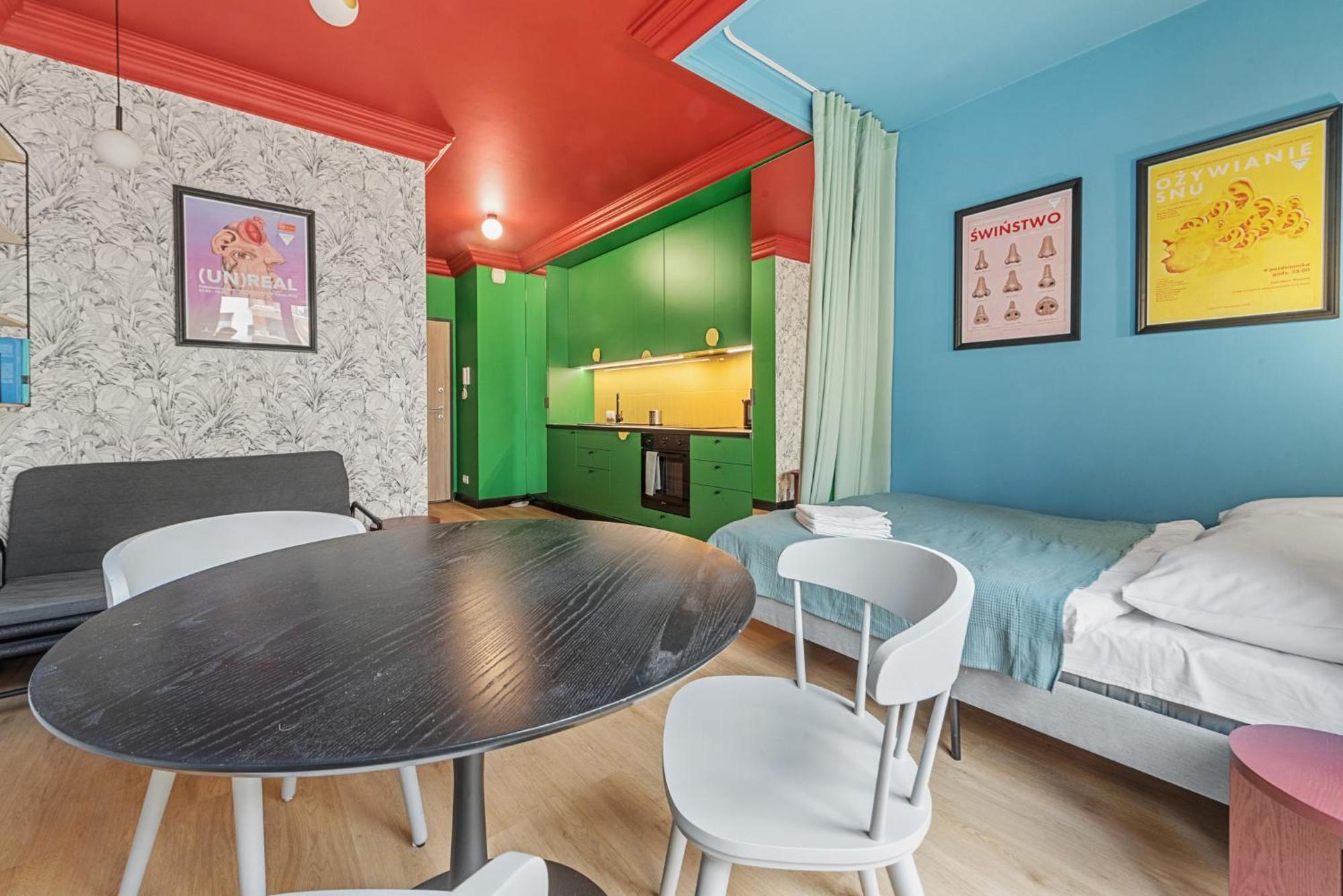 Appartement Colorful Apt Close To The Center Great Location à Varsovie Extérieur photo